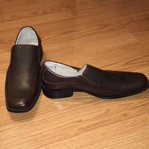 G.H. Bass Brown Leather Slip On Loafer Size 9M